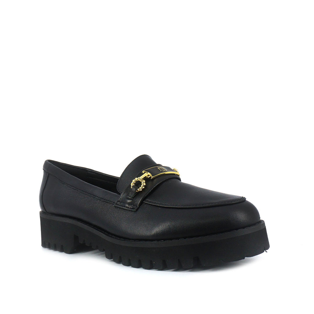 Mocasines Tory Buckle  negro para Mujer