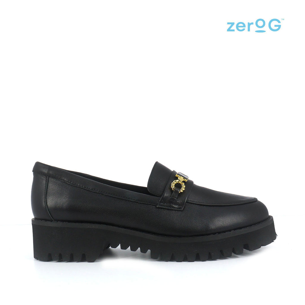 Mocasines Tory Buckle  negro para Mujer