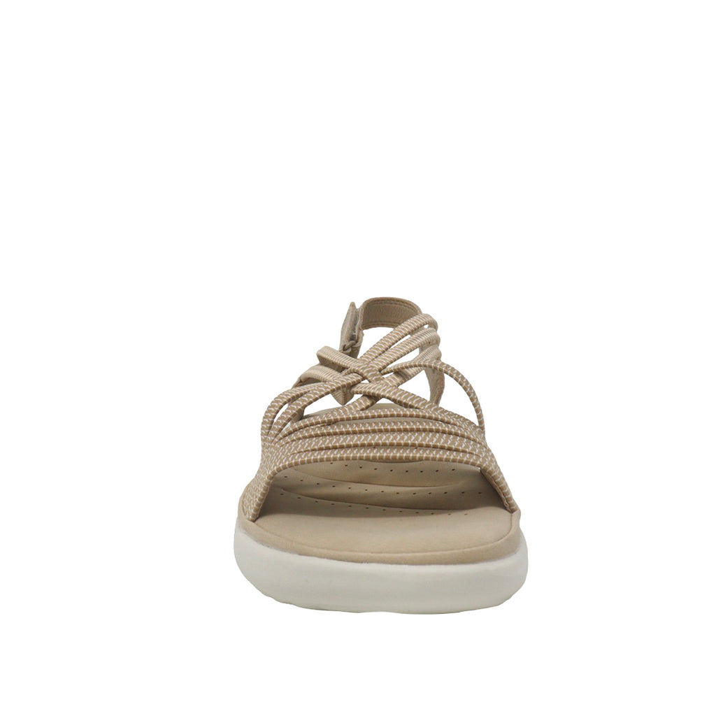 Sandalias flats Dennise beige para Mujer