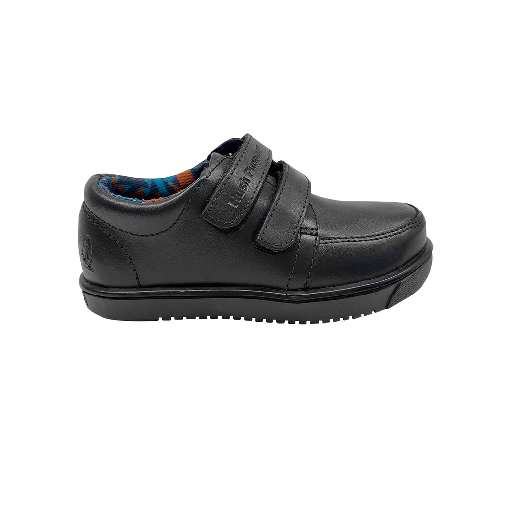 Zapatos escolares Edo velcro negro para Niños